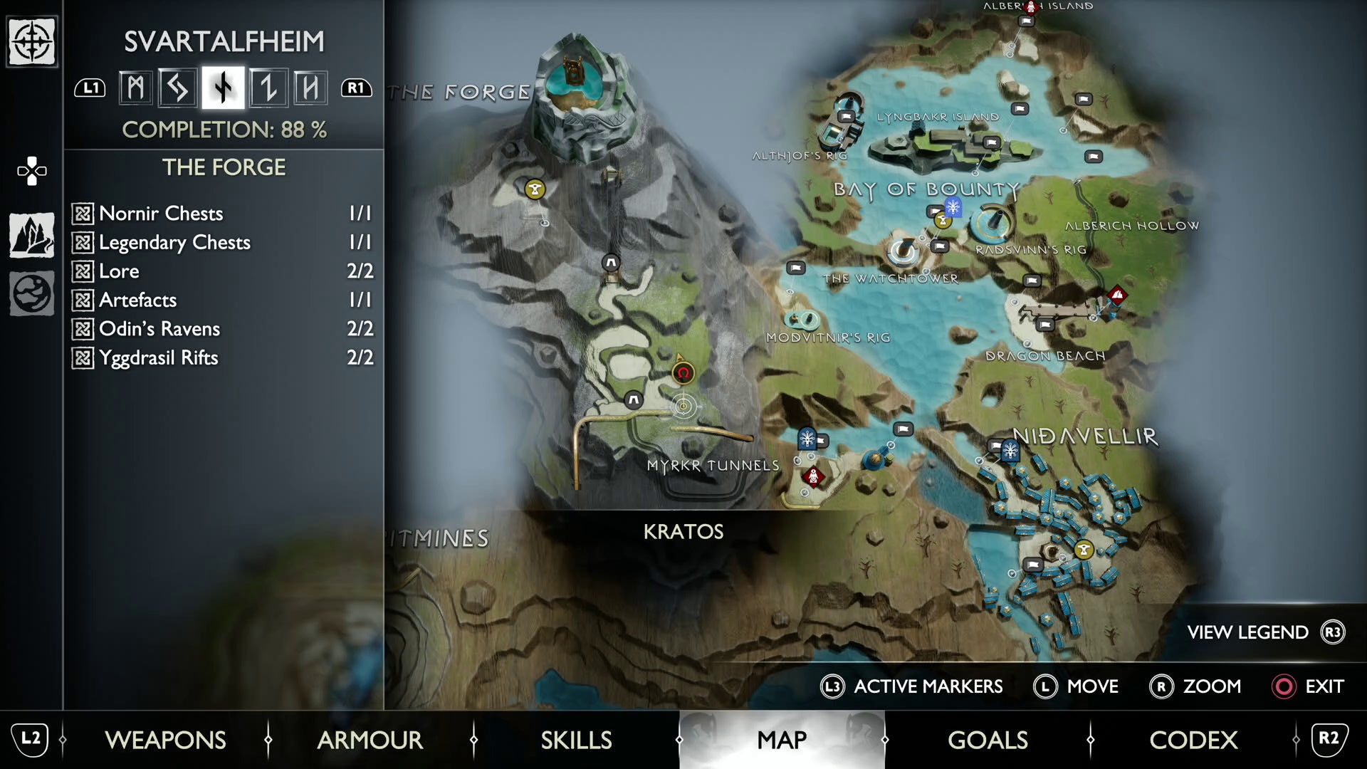 God of War Ragnarök Odin's Ravens locations and rewards for 'Eyes of